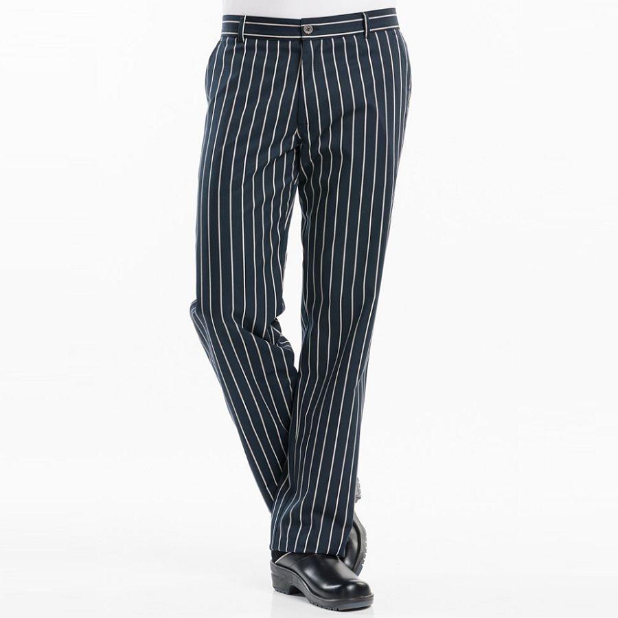 160 Chaud Devant® Kochhose Big Stripe schwarz/weiß