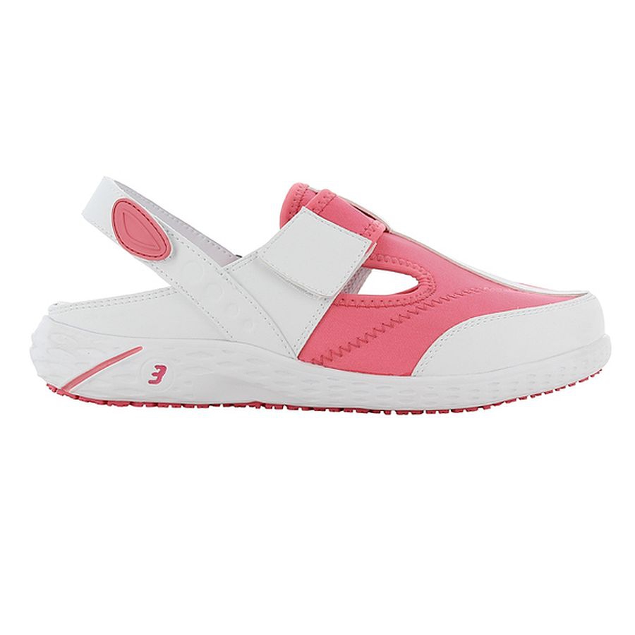 Safety Jogger Clog Aliza fuchsia EN 20347 SRC ESD