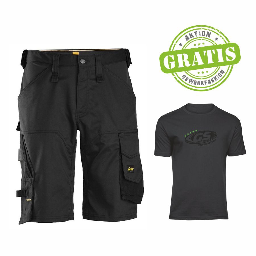 6153 Snickers Short Stretch + Gratis T-Shirt