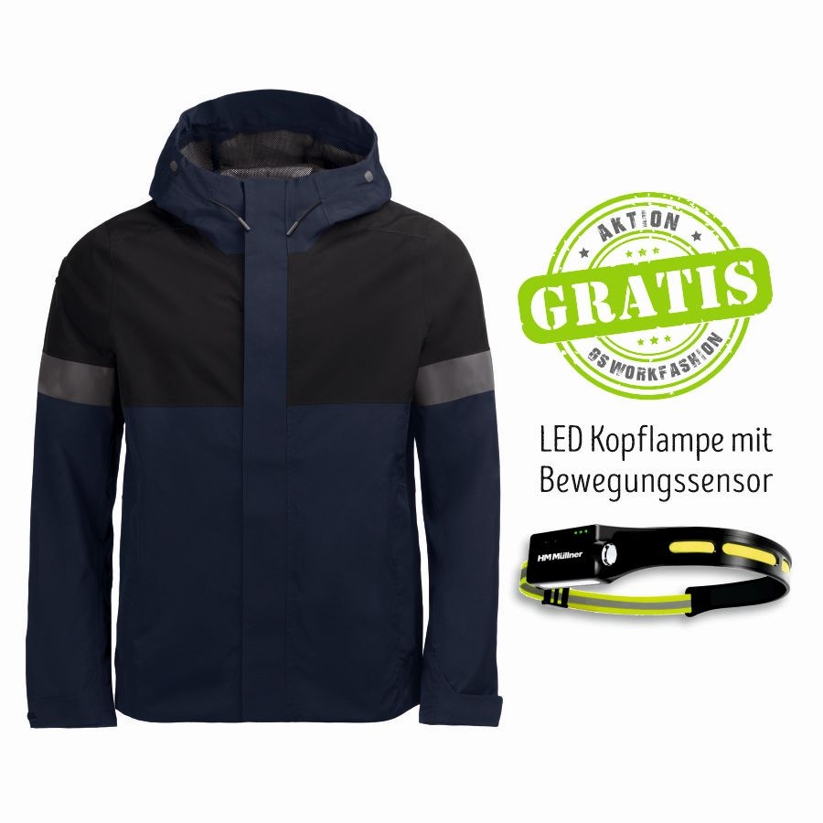 78136 FHB Regenjacke Luca + Gratis Stirnlampe