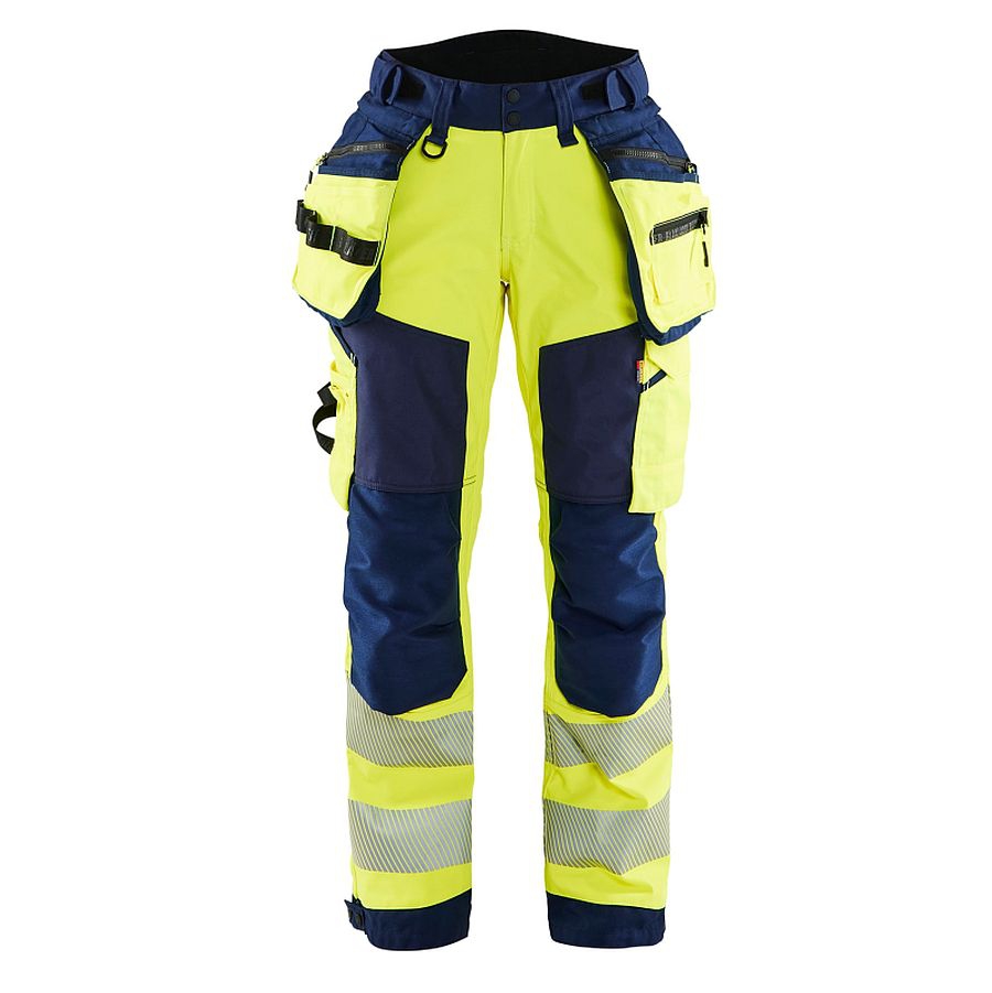 7118 Blakläder® Damen High Vis Softshellhose