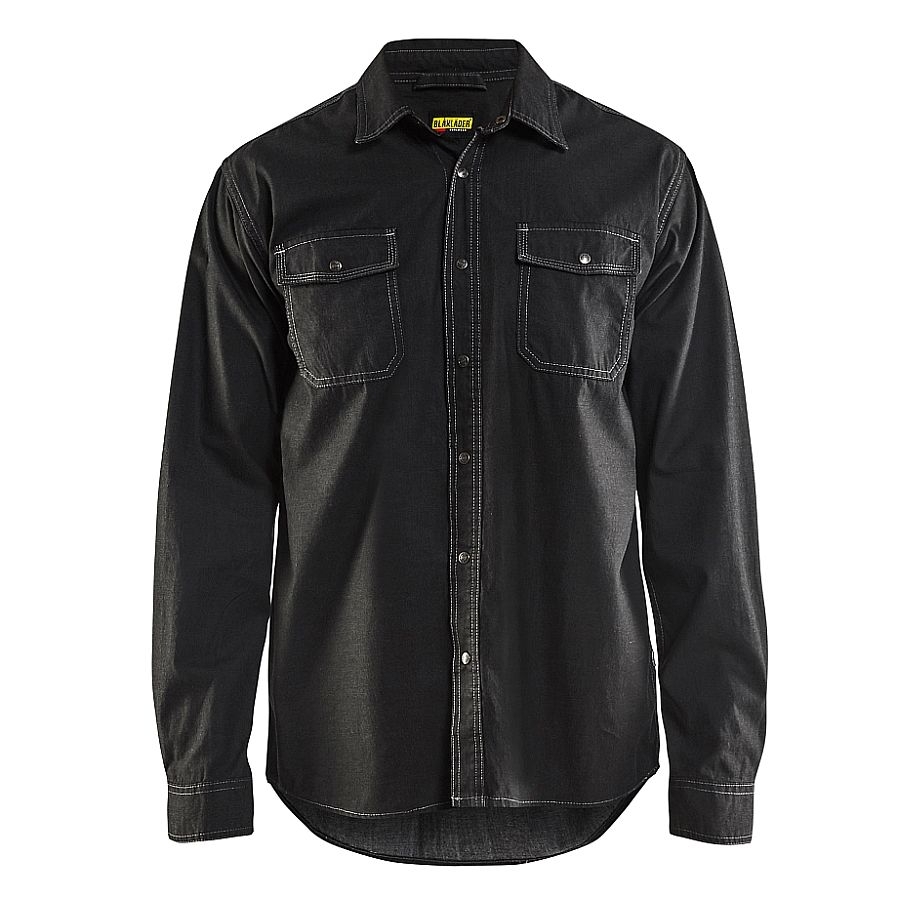 3295 Blakläder® langarm Jeanshemd 100% Baumwolle