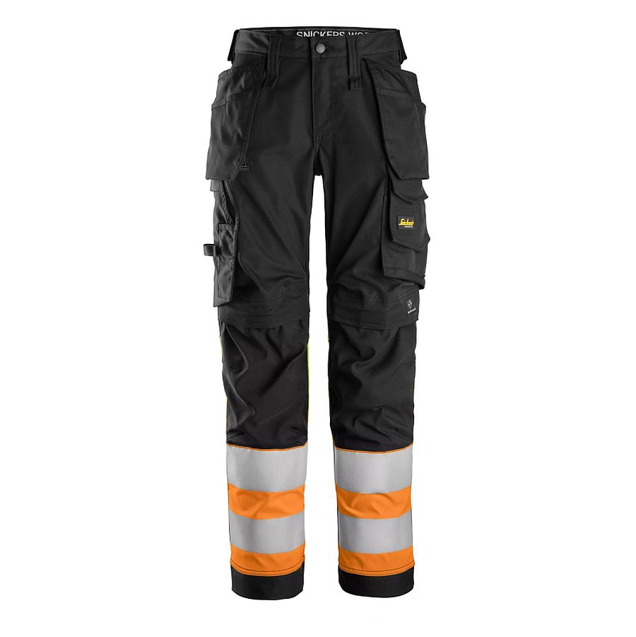 6734 Snickers High-Vis Damenstretchhose Klasse 1