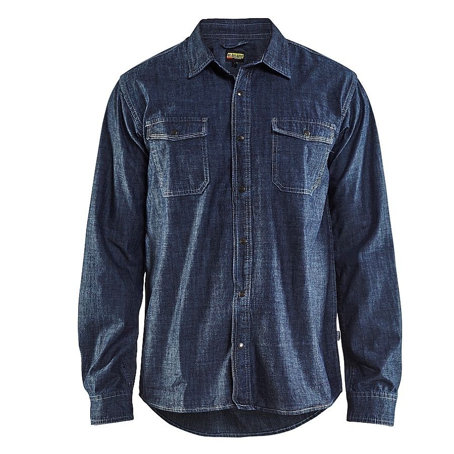 3295 Blakläder® langarm Jeanshemd 100% Baumwolle