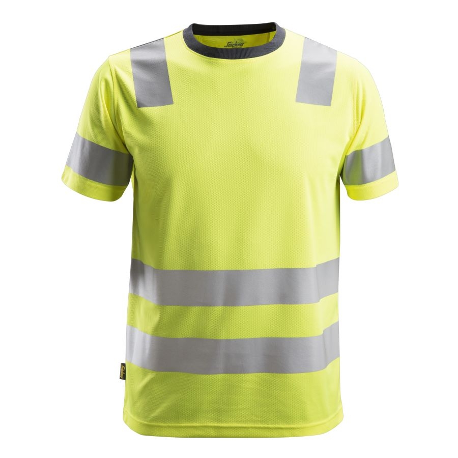 2530 Snickers AllroundWork Hi-Vis T-Shirt Klasse 2