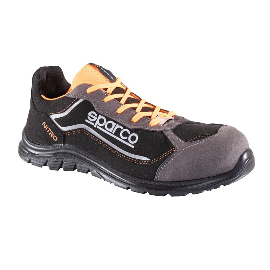 7522NRGR Sparco Arbeitsschuh Nitro black orange S3