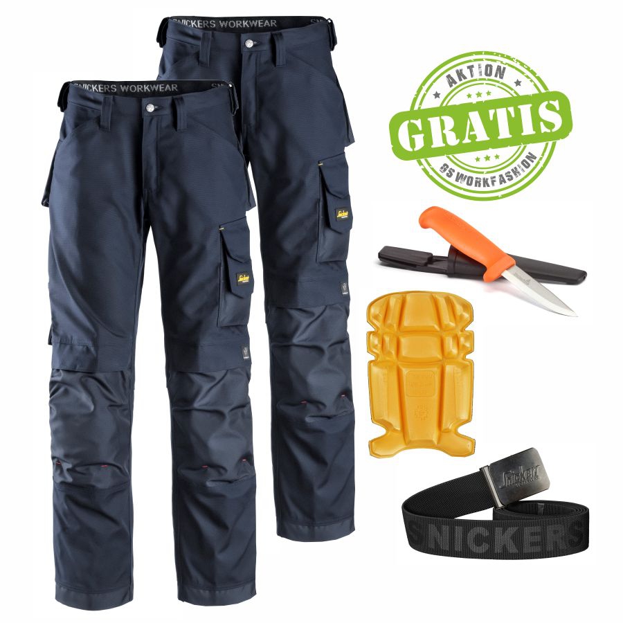 3314 Arbeitshose Canvas+ 2er Set+GRATIS Zubehör