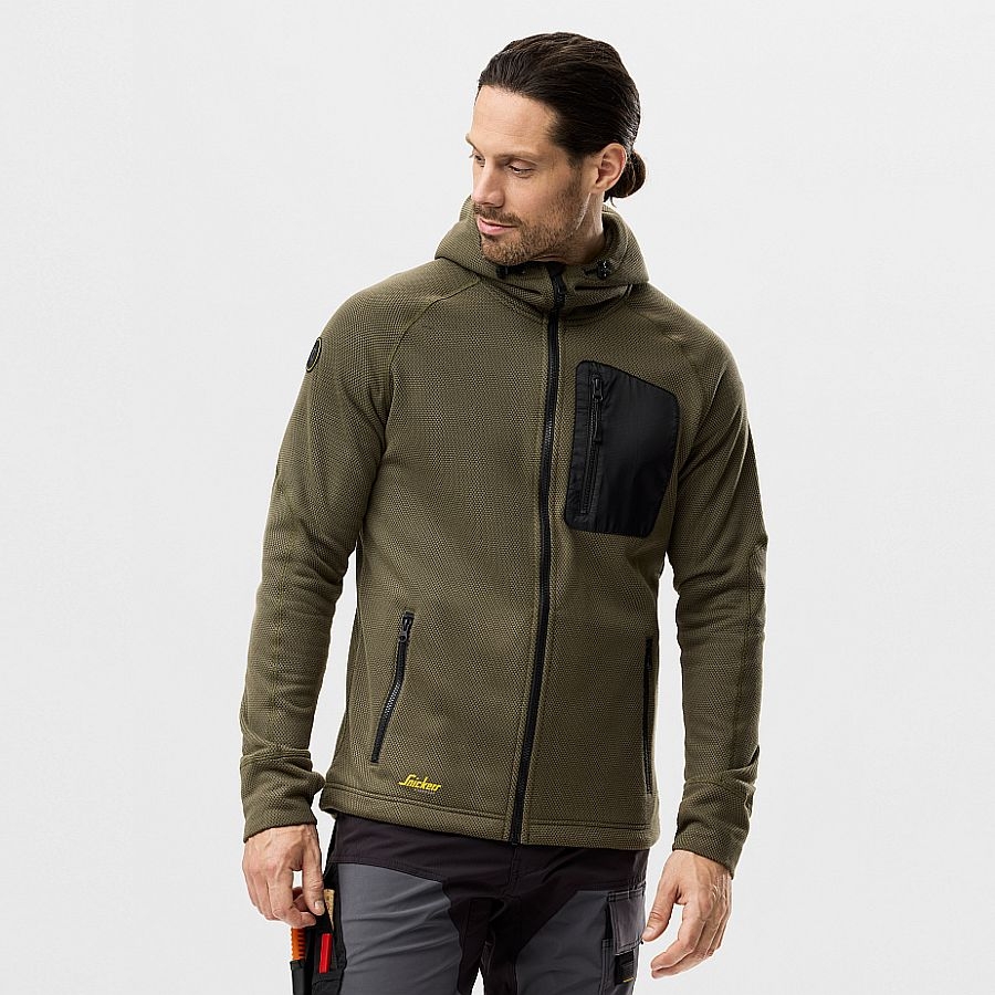 8041 Snickers FlexiWork Fleece Hoodie