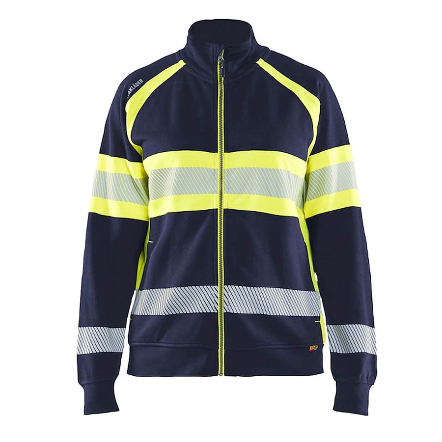 3505 Blakläder® Damen High Vis Sweatjacke