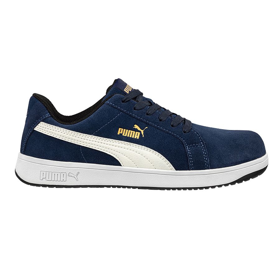 640020 Puma Sicherheitsschuh Iconic Suede navy S1P