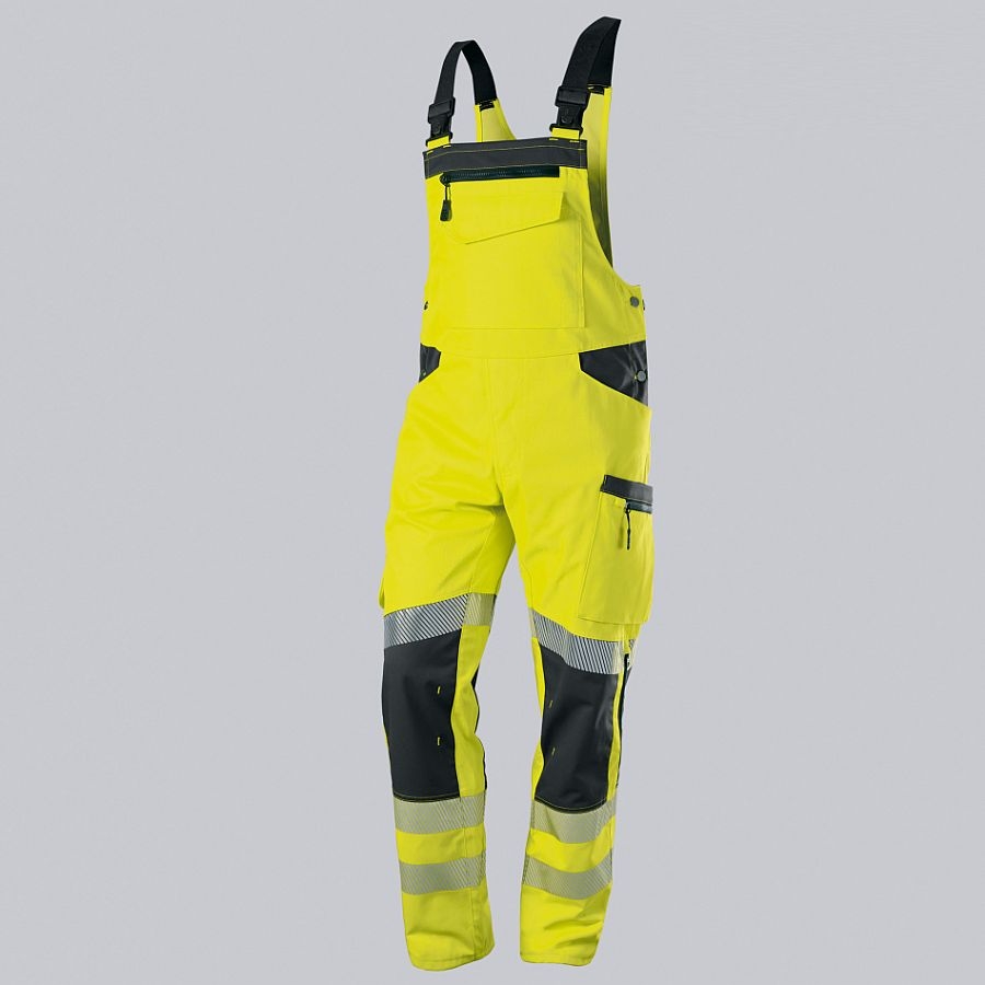 2041 BP Hi Vis Stretch Latzhose