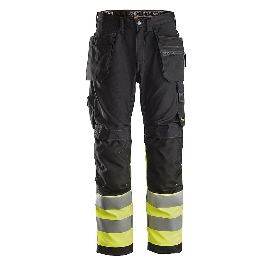 6233 Snickers AllroundWork Bundhose Hi-Vis