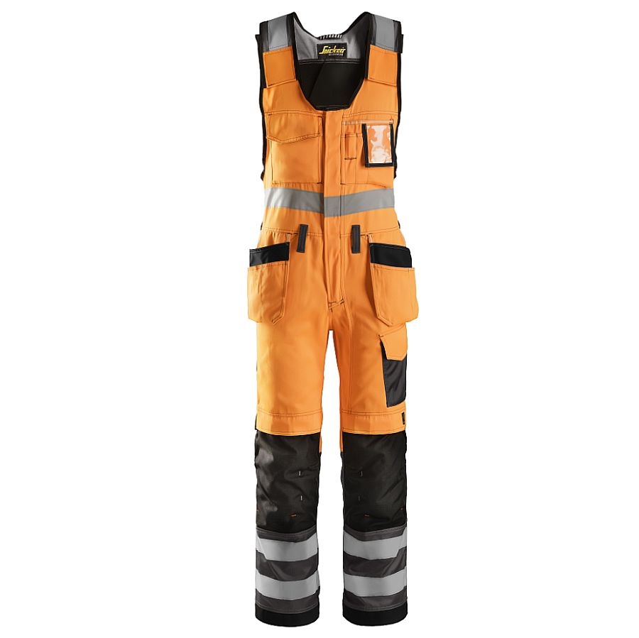 0213 Snickers Kombihose Hi-Vis mit Holstertaschen