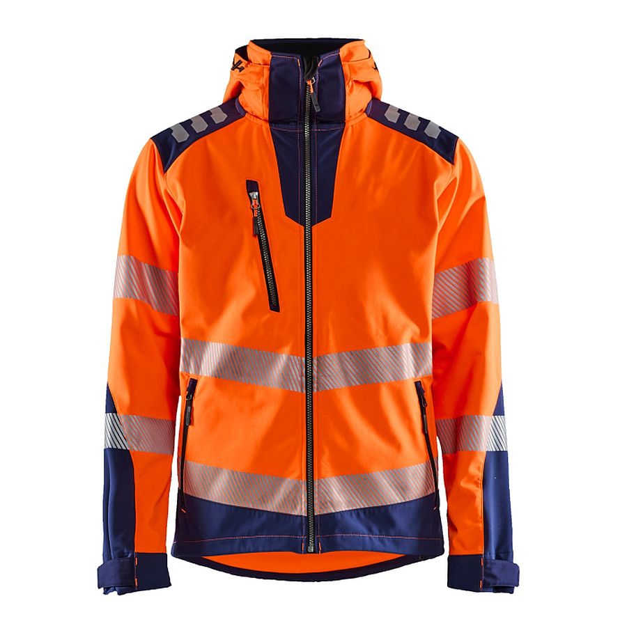 4491 Blakläder® High-Vis Softshell Jacke