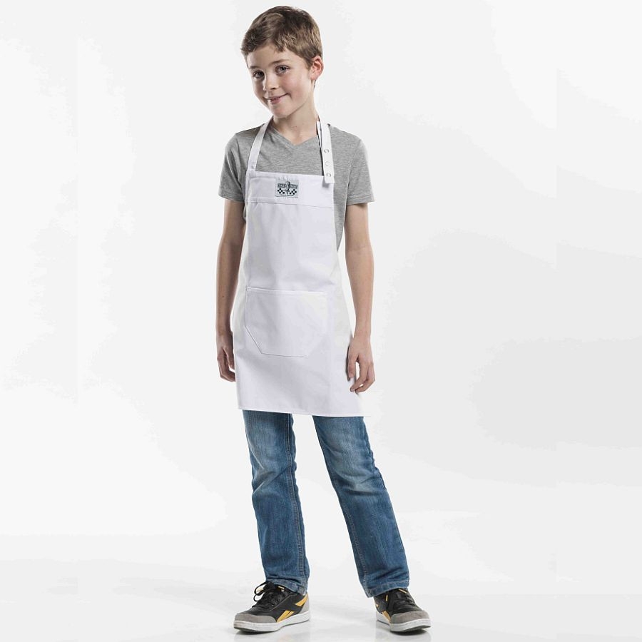 551 Chaud Devant® Latzschürze Kids White