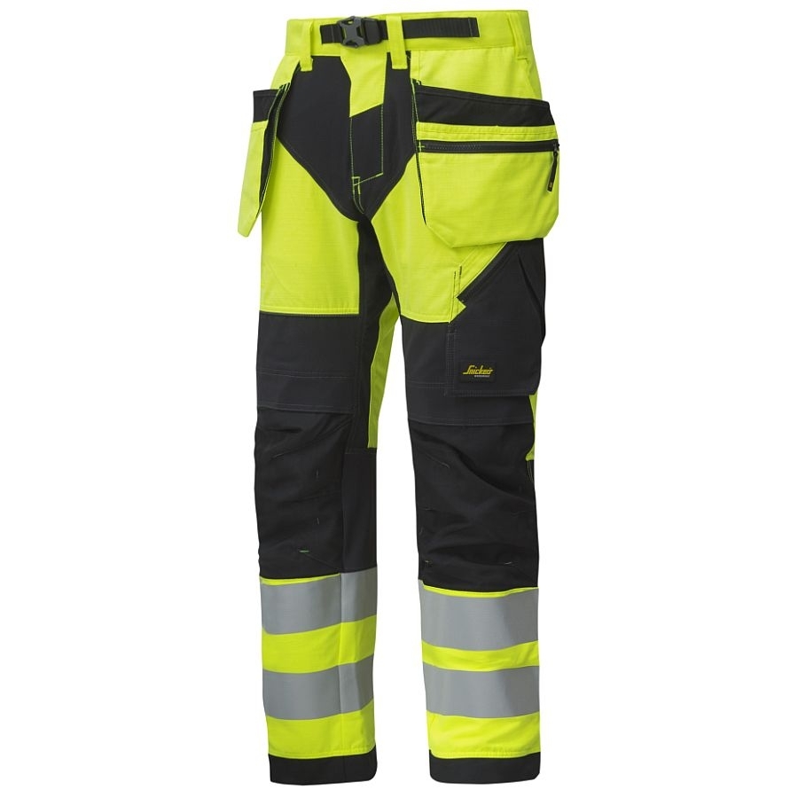 6932 Snickers FlexiWork High-Vis Bundhose