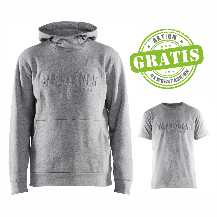 3530 Blakläder® Kapuzensweatshirt + Gratis T-Shirt